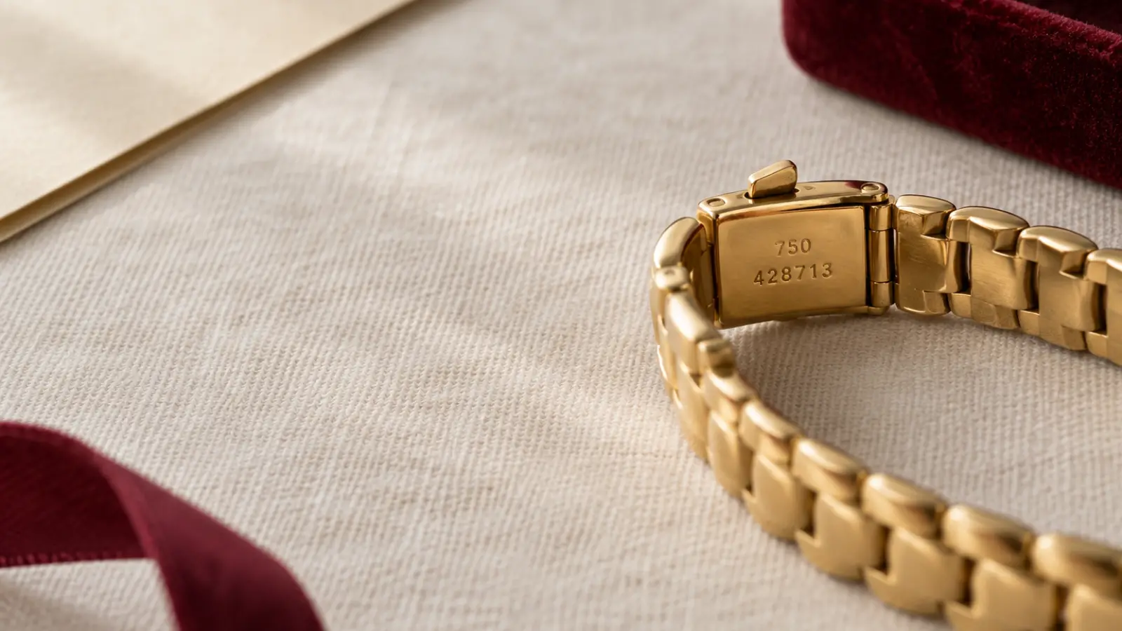 Signed designer jewelry ring with a visible maker mark, hallmark, and condition inspection