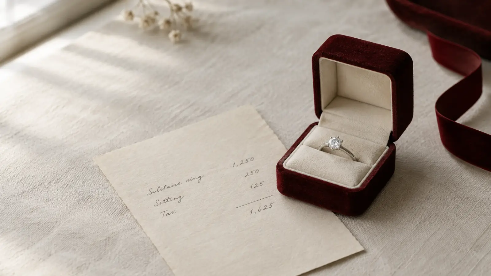 Elongated cushion cut diamond with rounded corners and a longer rectangular outline