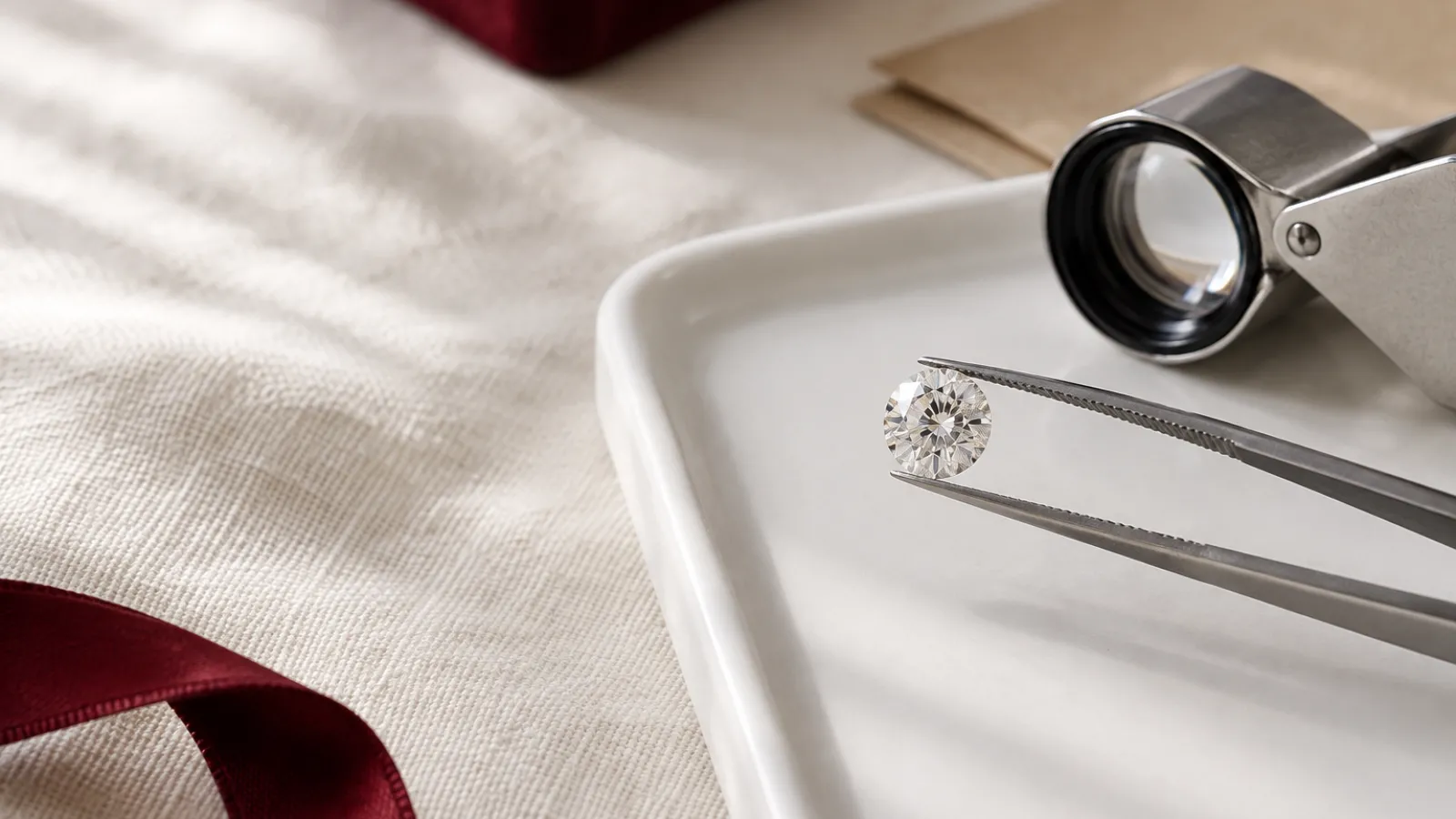 Round VVS clarity diamond shown with its grading report and magnified inclusion plot