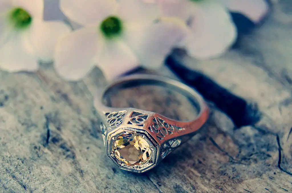vintage ring for anniversary gift