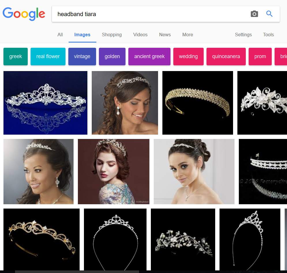 vintage wedding tiara - headband tiara - Google Search