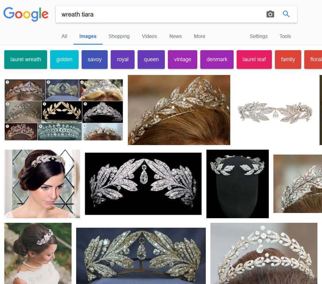 vintage wreath tiara - Google Search