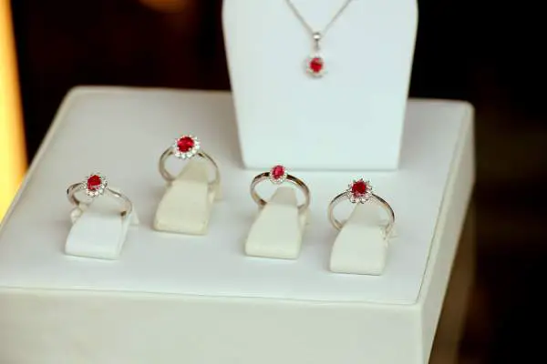 alternative engagement stones - ruby gem ring