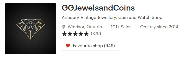 Best Vintage Jewelry Shops on Etsy - GGJewelsandCoinson Etsy