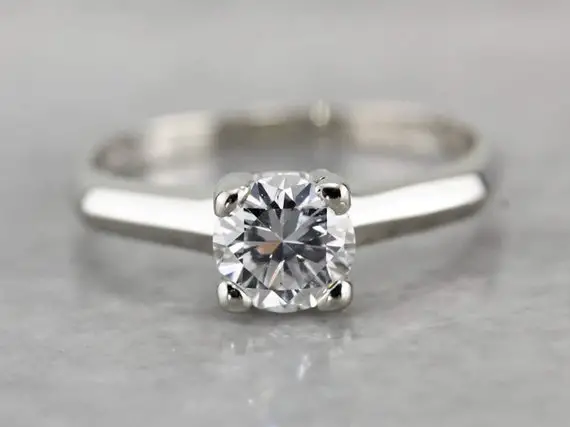 Vintage 4 Prong Engagement Ring from MSJewelers on Etsy