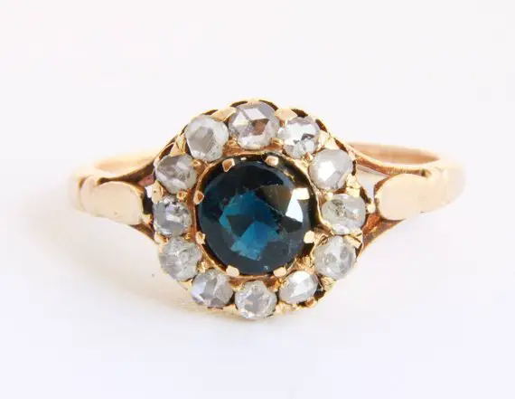 victorian cluster setting ring