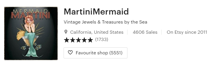 Vintage Jewels & Treasures by the Sea by MartiniMermaid on Etsy