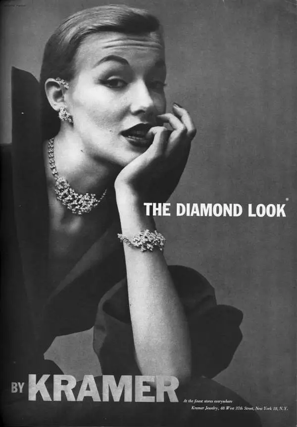 the diamond look by kramer vintage ad