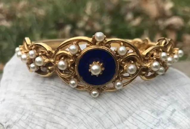 Rare Vintage Florenza Pearl Bracelet from Albetremon Vintage on Etsy