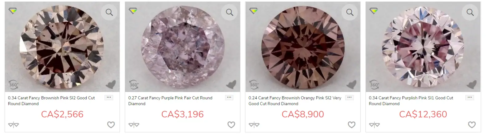 Fancy Pink Diamonds from JamesAllen