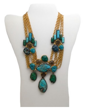 Alexis Bittar Cordova Antiqued Statement Necklace from Tradesy