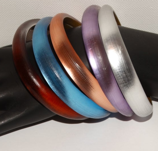 Alexis Bittar Lucite Tapered Bangle Bracelets from Treasure Hunting Spot on Etsy