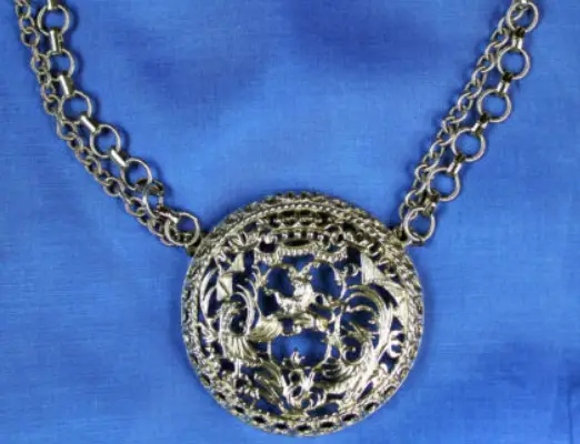 Vintage Napier Large Lion Phoenix Medallion Pendant Necklace from eBay