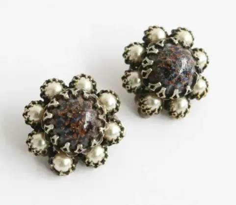 Vintage 1950's Christian Dior Earrings by Mitchel Maer from WillowHilsonVintage on Etsy