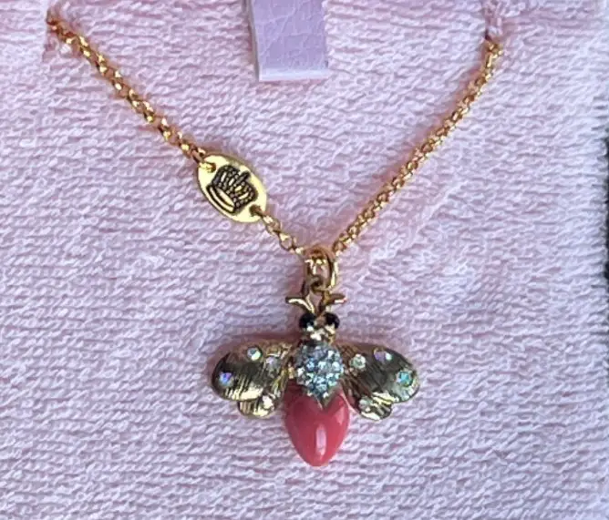 Juicy Couture CORAL BEE Pendant from NorwestCharm on Etsy