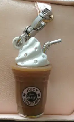 Juicy Couture Frappe Iced Coffee Drink Charm from NorwestCharm on Etsy
