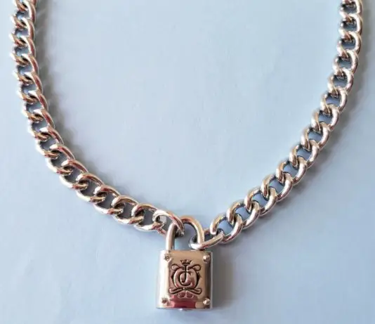 Juicy Couture Lock Pendant Necklace from ViModJyGIFT on Etsy