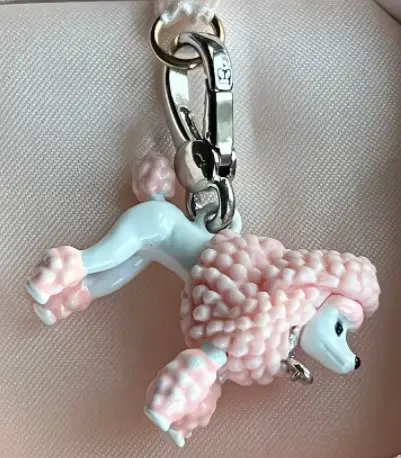 Juicy Couture PINK POODLE Bracelet Charm from NorwestCharm on Etsy