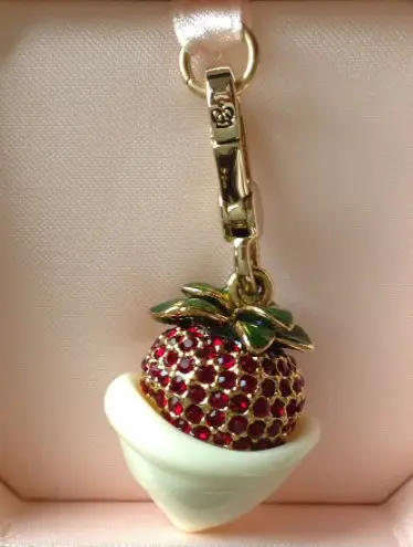 Juicy Couture STRAWBERRY & CREAM Charm from NorwestCharm on Etsy