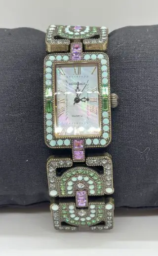 Heidi Daus Pastel Bracelet Watch from VirginiaEclectic on Etsy