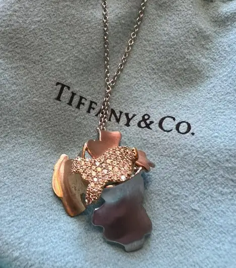 Rare Tiffany & Co. Frank Gehry Leaves Pendant