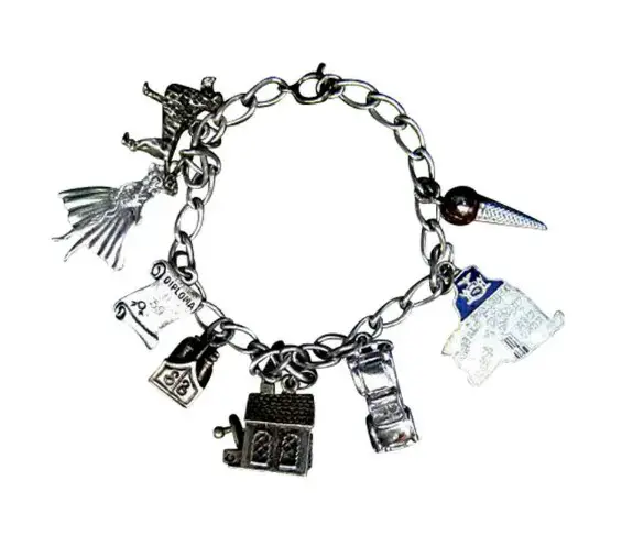Danecraft Sterling Charm Bracelet from openslate on Etsy