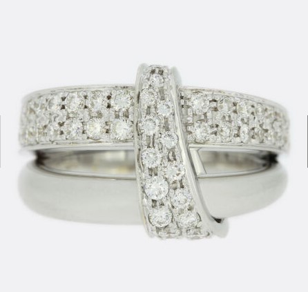 Asprey Gold Diamond Ring from eBay