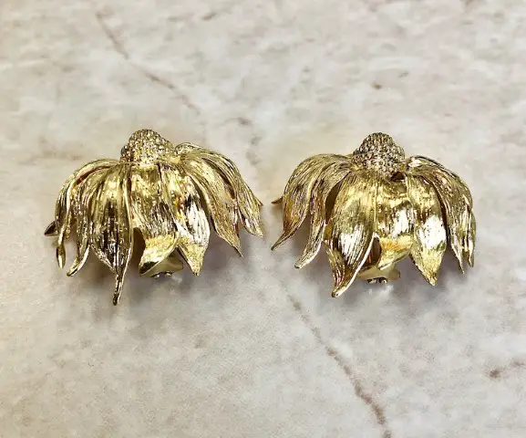 Vintage 18K Gold Earrings by Asprey