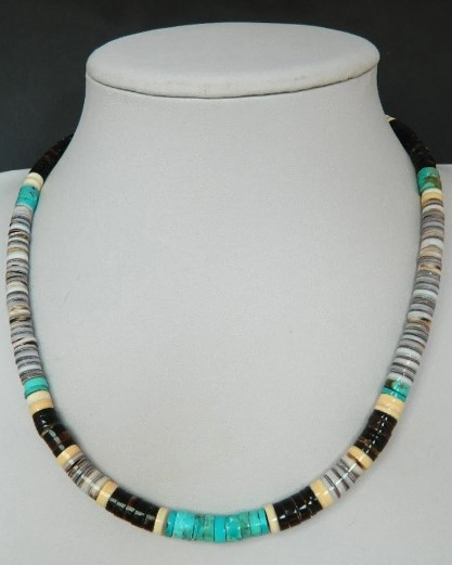 Vintage Navajo Heishi Necklace from NativeJewelryStore on Etsy