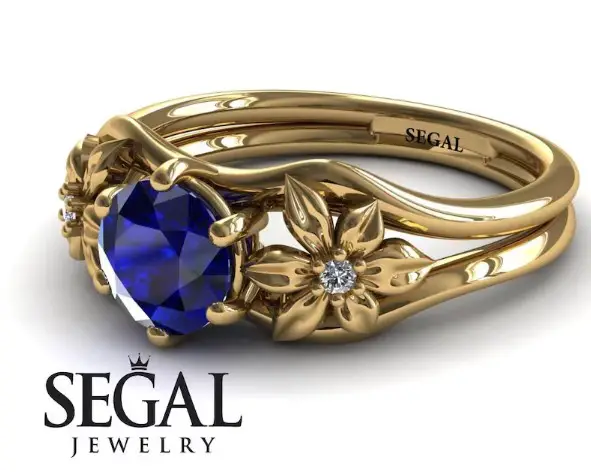 Edwardian Sapphire Engagement Ring from SegalJewelry