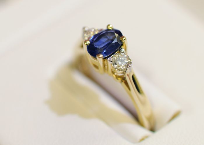 best sapphire engagement ring shops on etsy