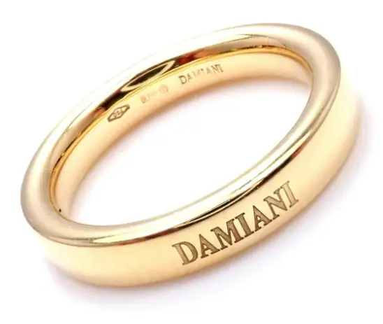 Authentic Damiani 18k Yellow Gold Ring from FortroveJewelry on Etsy