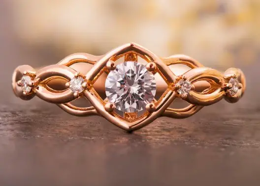 Celtic Engagement Ring from BlossomandSuch