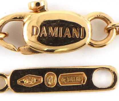 Damiani jewelry marks