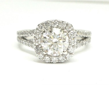 Tacori 18K Gold Round Diamond Engagement Ring from Jewelrygallery2000 on eBay
