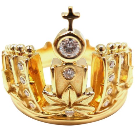 Carrera Y Carrera Mi Princes Russian Crown Ring from myluckydiamonds on eBay