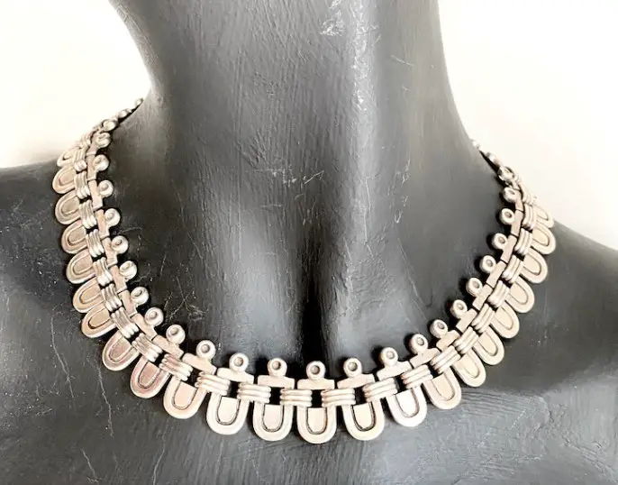 Hector Aguilar Sterling Silver Necklace from FlyingValise on Etsy
