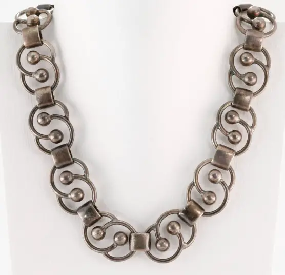 Hector Aguilar Twisted Link Choker from The Silver Trade Route on eBay