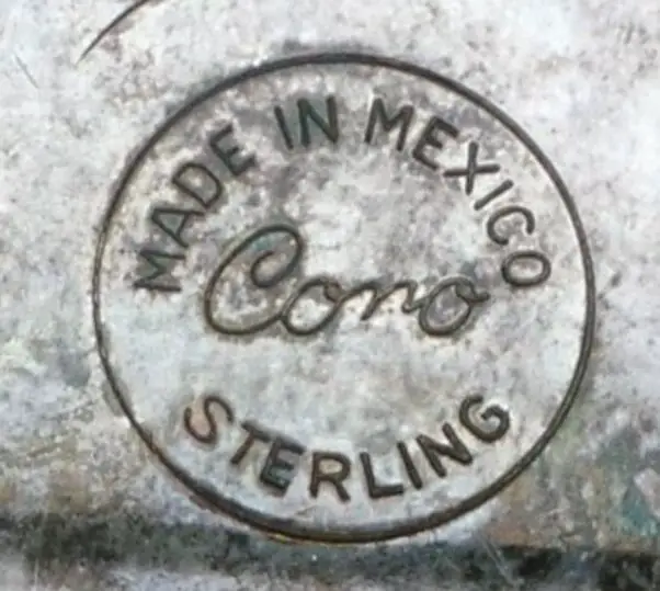 coro made in mexico sterling silver mark